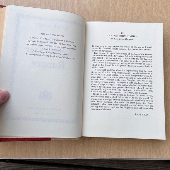 Zane Grey Vintage Hardcover Books Set of 2 - Picture 8 of 15